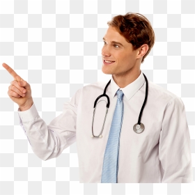 Collection Of Free Doctor Transparent Man Png - Doctor Pointing Finger Png, Png Download - person pointing png