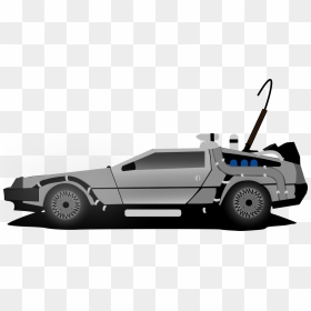 Car Delorean Clipart By Raulxav - Delorean Back To The Future Clipart, HD Png Download - back to the future car png