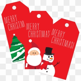 Christmas Gift Tags - Transparent Gift Tags Christmas, HD Png Download - christmas gift tag png