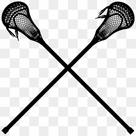 Hockey Clipart Lacrosse Stick Crossed - Lacrosse Sticks Png, Transparent Png - crossed hockey sticks png