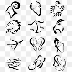 Zodiac Signs Png Clipart Picture - Easy Zodiac Sign Drawings, Transparent Png - zodiac signs png