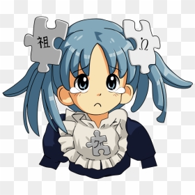 File - Wikipe-tan Tears - Svg - Wikipe-tan, HD Png Download - anime tears png