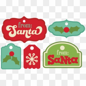 Svg Tags - Etiquetas De Santa Clos, HD Png Download - christmas tag png