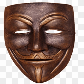 Guy Fawkes Transparent Image Mask - Face Mask, HD Png Download - masquerade mask transparent png