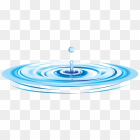 Ripples Png Transparent Image - Water Drop Ripple Drawing, Png Download - ripples png