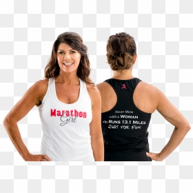 Active Tank, HD Png Download - girl running png