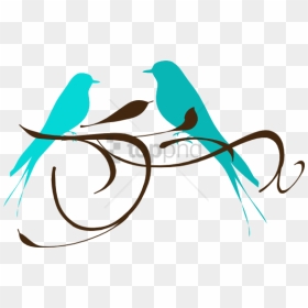 Free Png Teal Love Birds Png Image With Transparent - Cute Love Birds Poem, Png Download - love birds png