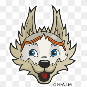 2018 Fifa World Cup Logo & Mascot Zabivaka Logo [fifa - Zabivaka Logo, HD Png Download - world cup 2018 logo png