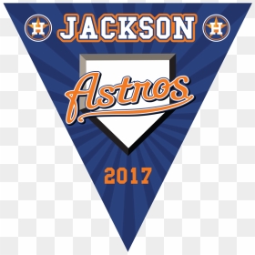 22″ X 22″ Vinyl Triangle Pennant Astros - Houston Astros, HD Png Download - houston astros png