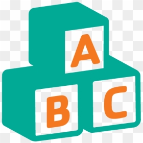 Alphabet Blocks - Alphabet, HD Png Download - abc blocks png