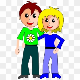 Couple Clipart, HD Png Download - happy couple png