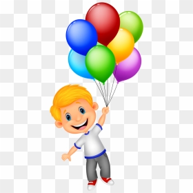 Transparent Arts And Crafts Png - Girl Holding Balloons Clipart, Png Download - arts and crafts png