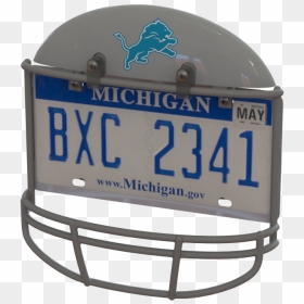Detroit Lions Helmet Frame - Sign, HD Png Download - detroit lions png