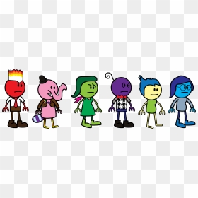 [gang 12] - Cartoon, HD Png Download - inside out characters png