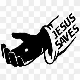 Jesus Saves Hand - Illustration, HD Png Download - christ png