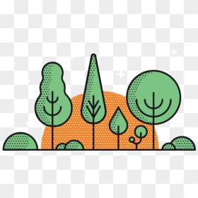 Illustration, HD Png Download - tree from above png