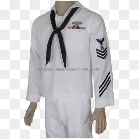 Us Navy Enlisted Uniforms , Png Download - Navy Dress White Jumper, Transparent Png - us navy png