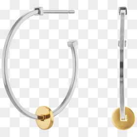 Movado Simple Hoop Earrings - Earrings, HD Png Download - gold dot png