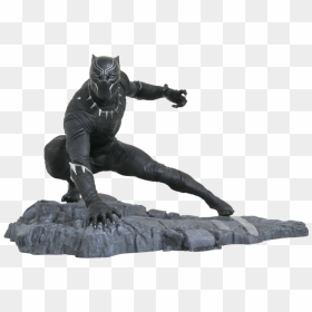 Marvel Gallery Black Panther - Black Panther Diamond Select, HD Png Download - marvel black panther png