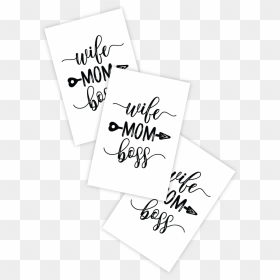 Transparent Mom Tattoo Png - Handwriting, Png Download - mom tattoo png