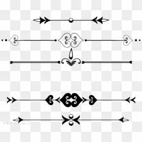 Decorative Arts Square Symmetry Ornament Line - Border Line Design Png, Transparent Png - white decorative line png
