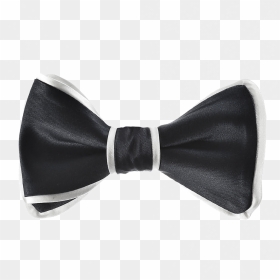 Bowtie Border Png - Black Bow Tie With White Border, Transparent Png - black bow tie png