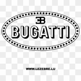 Bugatti Logo Decal - Circle, HD Png Download - bugatti logo png
