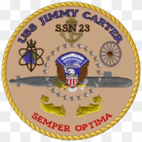 Uss Jimmy Carter Ssn 23 Logo, HD Png Download - us navy png