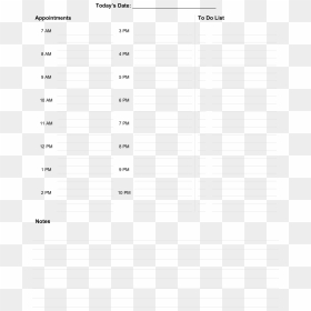 Daily Agenda To Do List Main Image - Colorfulness, HD Png Download - to do list png