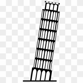 Leaning Tower Of Pisa Drawing - Draw The Leaning Tower Of Pisa In Italian, HD Png Download - leaning tower of pisa png