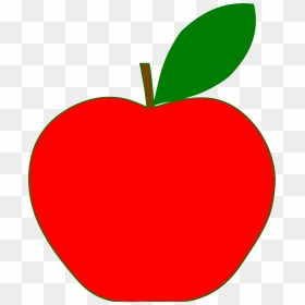 Green Outline Red Apple Clipart Png - Red Apple Outline Clip Art, Transparent Png - apple outline png