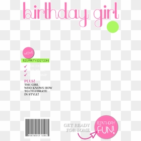 Graphics, HD Png Download - birthday girl png