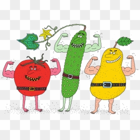Eat Right Live Strong, HD Png Download - cucumber slice png