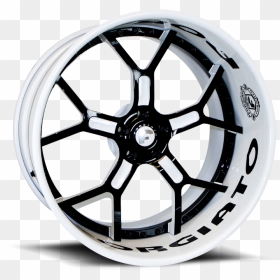 Llantas Deportivas Para Autos , Png Download - White And Black Custom Rims, Transparent Png - llantas png