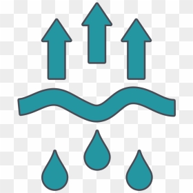 Evaporation Water Clipart, HD Png Download - wind arrow png