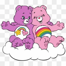 Best Friend Clipart - Pink And Purple Care Bear, HD Png Download - best friend png