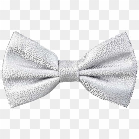 Textured Damon Bow Tie In Silver Reptile - Paisley, HD Png Download - black bow tie png