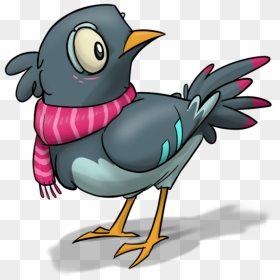 Birb Drawing Love Bird Huge Freebie Download For Powerpoint - Pigeons Cartoon, HD Png Download - love birds png