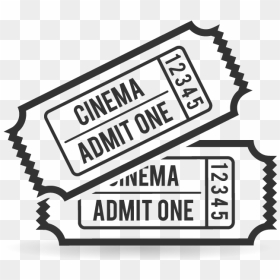 Ticket Clipart Admit One - Movie Ticket Coloring Page, HD Png Download - admit one ticket png