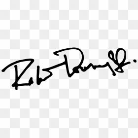 Rdj Signature, HD Png Download - robert downey jr png