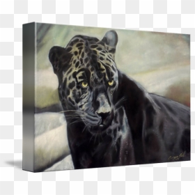 "black Jaguar Painting For Sale - Black Panther, HD Png Download - black jaguar png