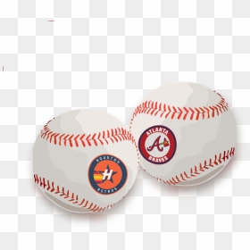 Mlb%3a Astros And Braves%3b From Worst To First - Black And White Baseball, HD Png Download - astros png