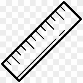 Ruler Icon Png Clipart , Png Download - Black And White Ruler Png, Transparent Png - transparent ruler png