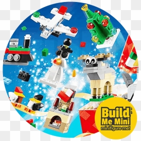 Lego Set Christmas Calendar 24 In 1 Mini Sets - Lego 40222, HD Png Download - 2016 calendar png