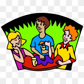 Speaking - Hanging Out With Friends Clipart, HD Png Download - talking mouth png