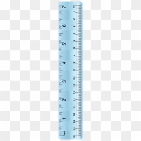 Ruler Clipart Blue - Ruler, HD Png Download - transparent ruler png