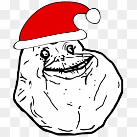 Forever Alone Meme - Forever Alone Transparent, HD Png Download - forever alone face png
