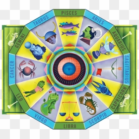 2018 Golf Horoscopes - Circle, HD Png Download - zodiac signs png