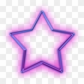 Pink Neon Star Png , Png Download - Neon Light Star Transparent Png, Png Download - pink star png
