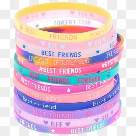 Friendship Band Transparent - Claire's Pulseiras Bff, HD Png Download - best friend png